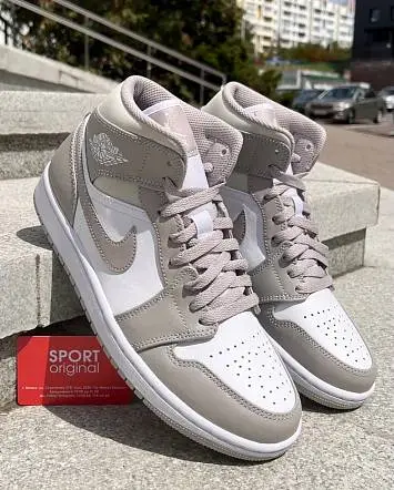 Air Jordan 1 Mid "Linen" (554724-082) - 1