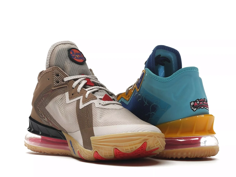 Фото № 3 с приближением к товару «‎Nike LeBron 18 Low Wile E. vs Roadrunner Space Jam»