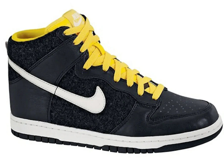Фото № 1 с приближением к товару «‎Nike Dunk High Premium Black Tour Yellow »