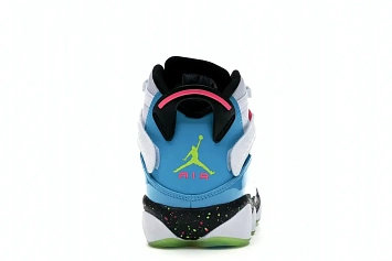 Jordan 6 Rings White Light Blue Fury Cyber - 4