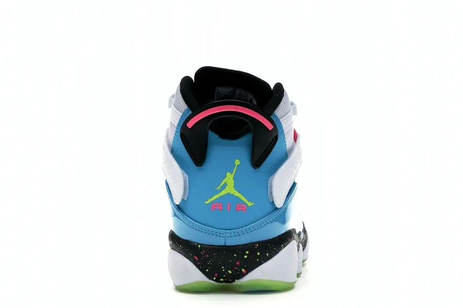 Фото № 4 с приближением к товару «‎Jordan 6 Rings White Light Blue Fury Cyber»