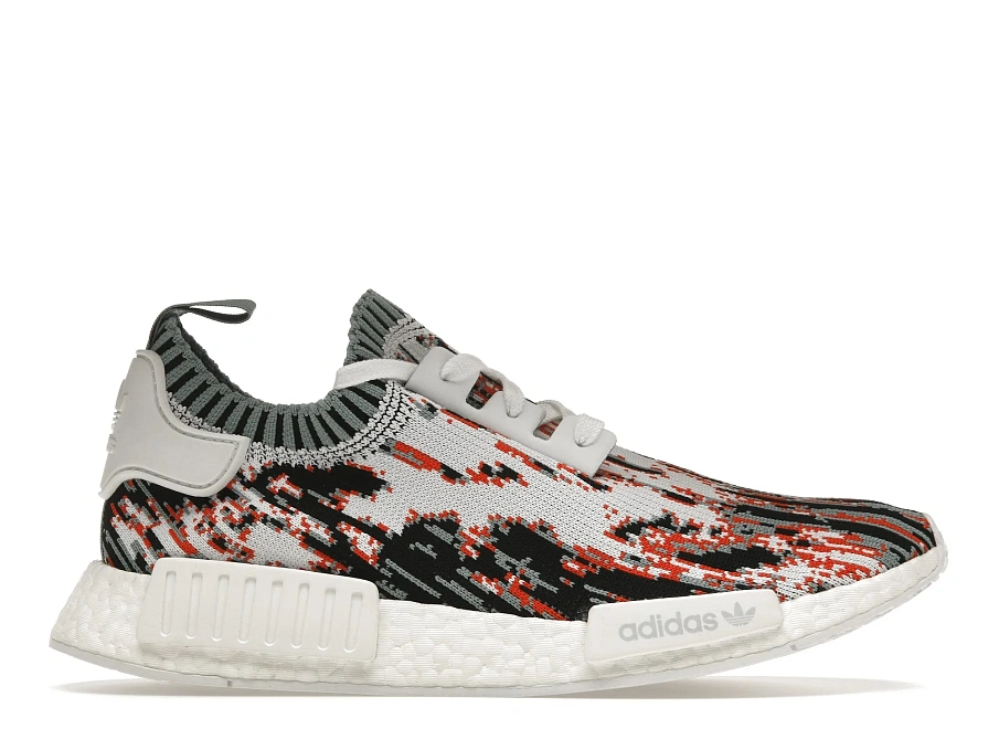 Фото № 1 с приближением к товару «‎adidas NMD R1 Sneakersnstuff Datamosh Collegiate Orange»