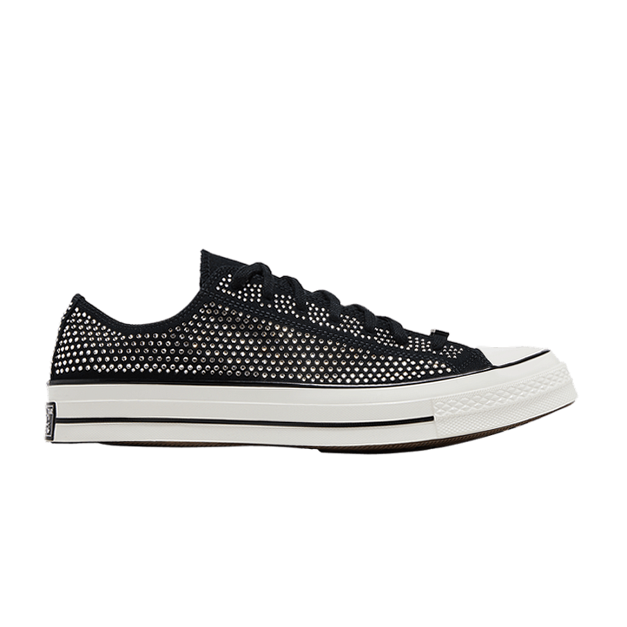 Фото № 1 с приближением к товару «‎Swarovski x Converse Chuck 70 Low Black»