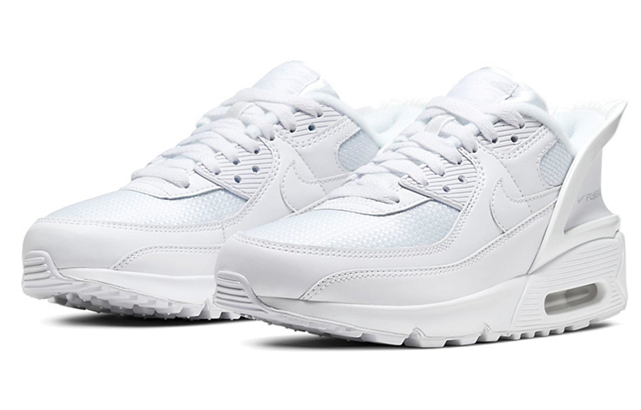 Фото № 3 с приближением к товару «‎Nike Air Max 90 FlyEase (GS) White»