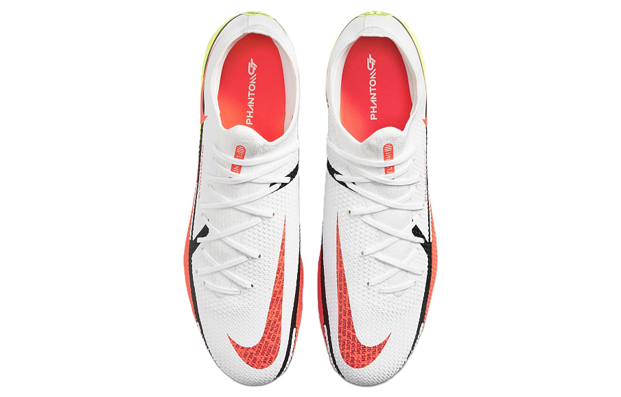 Фото № 4 с приближением к товару «‎Nike Phantom GT2 Pro FG Soccer Shoes WhiteOrange»