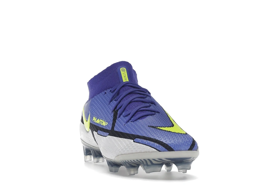 Фото № 2 с приближением к товару «‎Nike Phantom GT2 Elite FG Sapphire Grey Fog Blue Void Volt»