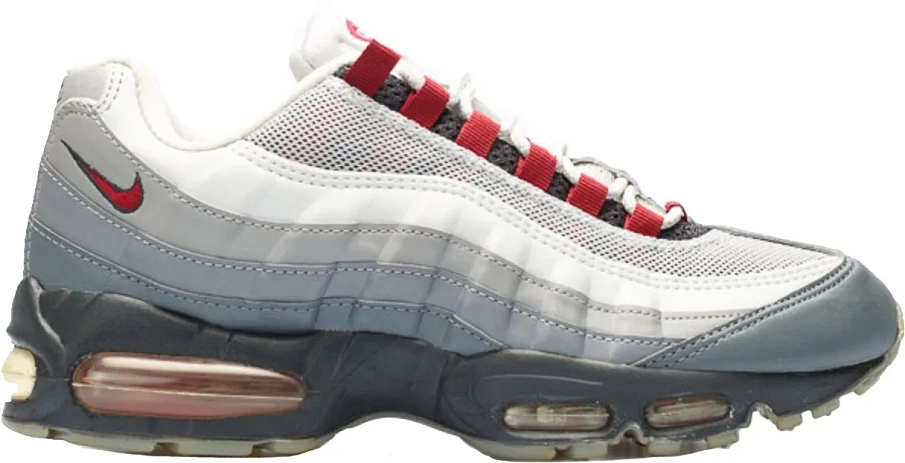 Фото № 1 с приближением к товару «‎Nike Air Max 95 Charcoal Team Red»
