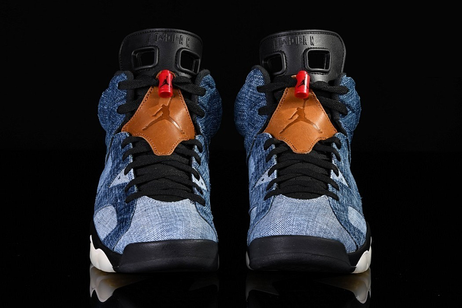 Фото № 3 с приближением к товару «‎Nike Air Jordan 6 Retro Washed Denim »