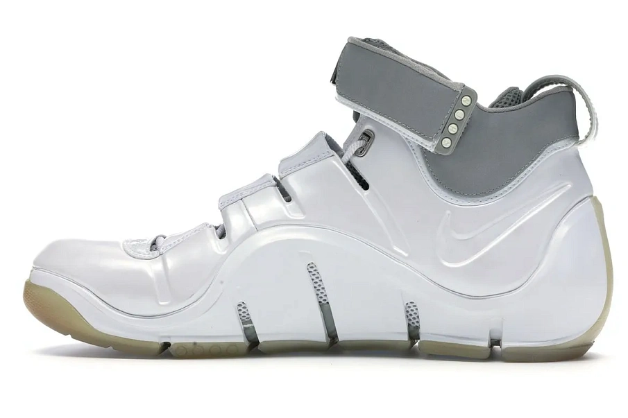Фото № 5 с приближением к товару «‎Nike LeBron 4 White Chrome»