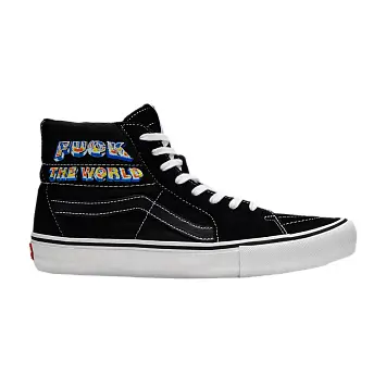 Supreme x Vans Sk8 Hi Fuck The World - Black - 1