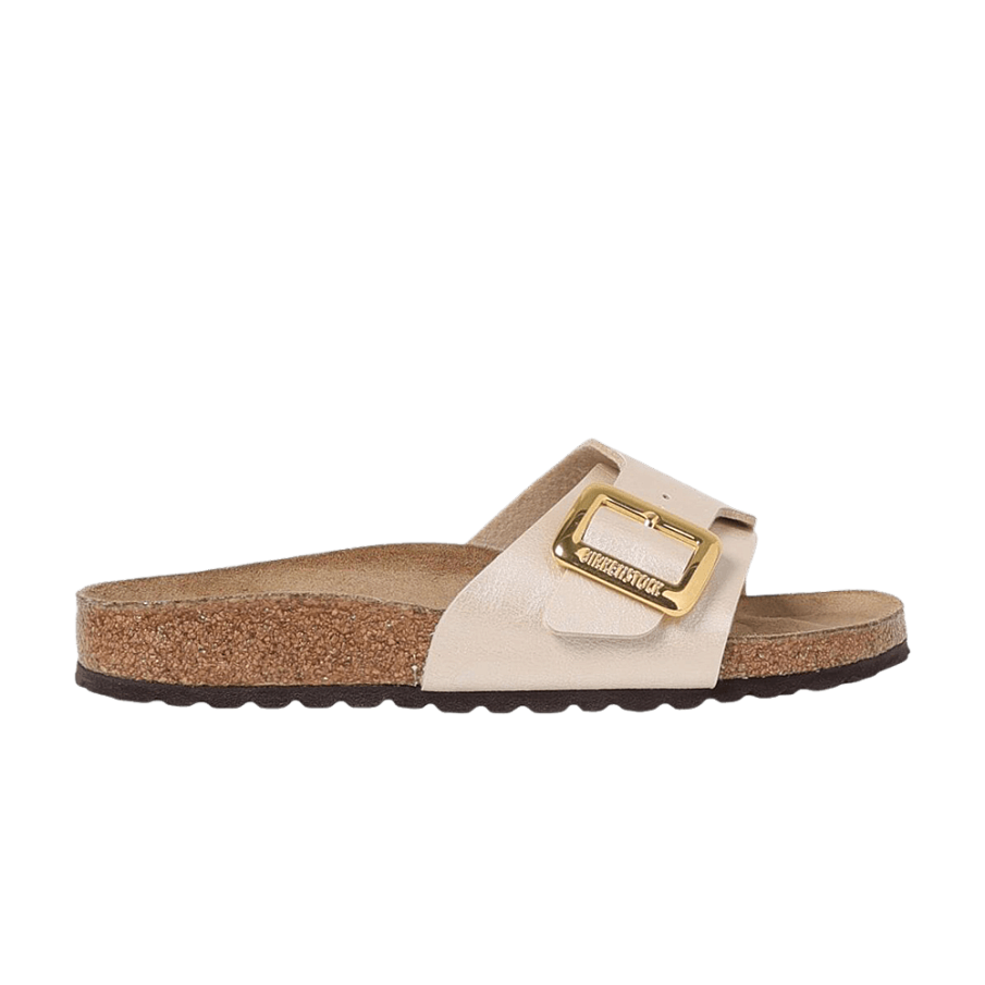 Фото № 1 с приближением к товару «‎Birkenstock Women's Catalina Luxe Buckle Graceful Pearl White»
