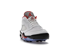 Фото № 2 с приближением к товару «‎Jordan 5 Retro Low Golf Fire Red (Silver Tongue)»