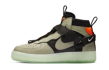 Nike Air Force 1 Utility Mid (GS) Sneakers BlackGreen