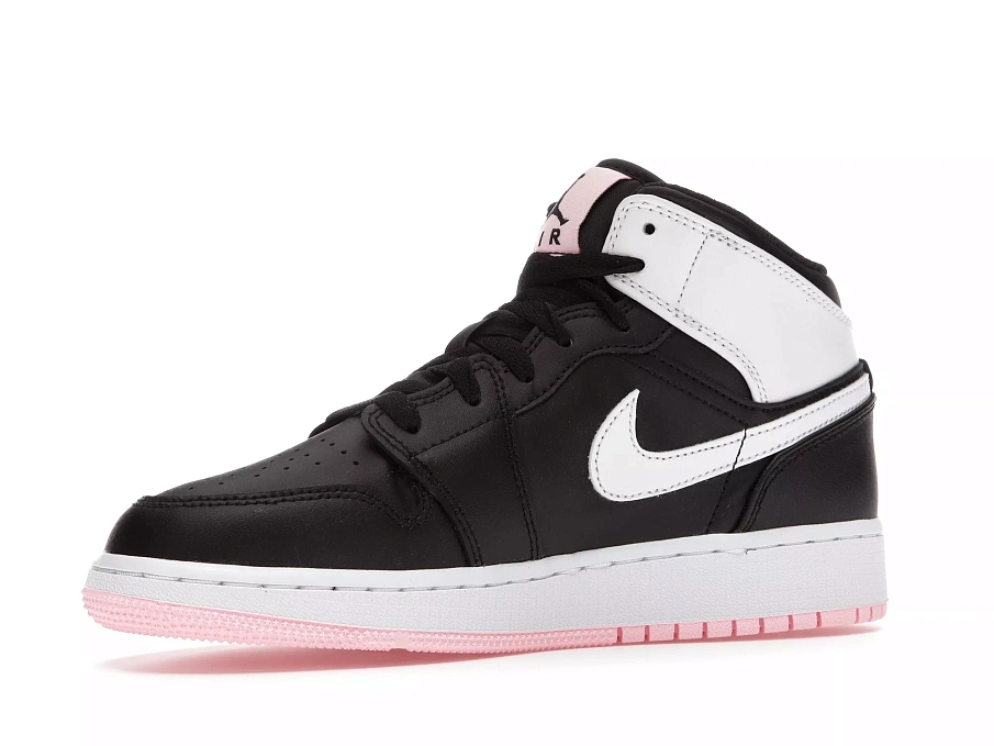 Фото № 6 с приближением к товару «‎Jordan 1 Mid Arctic Pink Black »