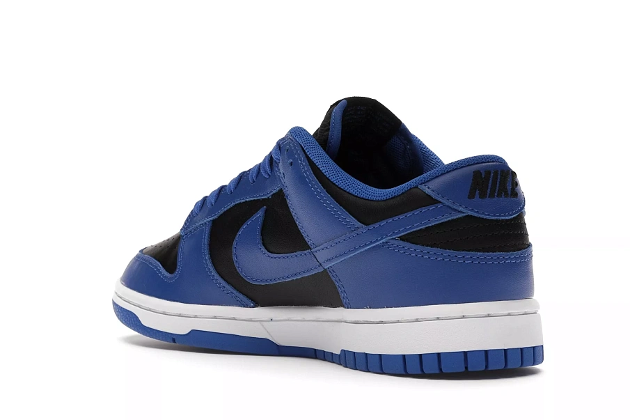 Фото № 4 с приближением к товару «‎Nike Dunk Low Retro Black Hyper Cobalt (2021)»