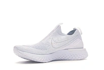 Фото № 3 с приближением к товару «‎Nike Epic Phantom React Flyknit White Pure Platinum »