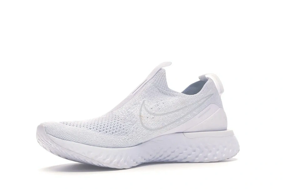 Фото № 3 с приближением к товару «‎Nike Epic Phantom React Flyknit White Pure Platinum »