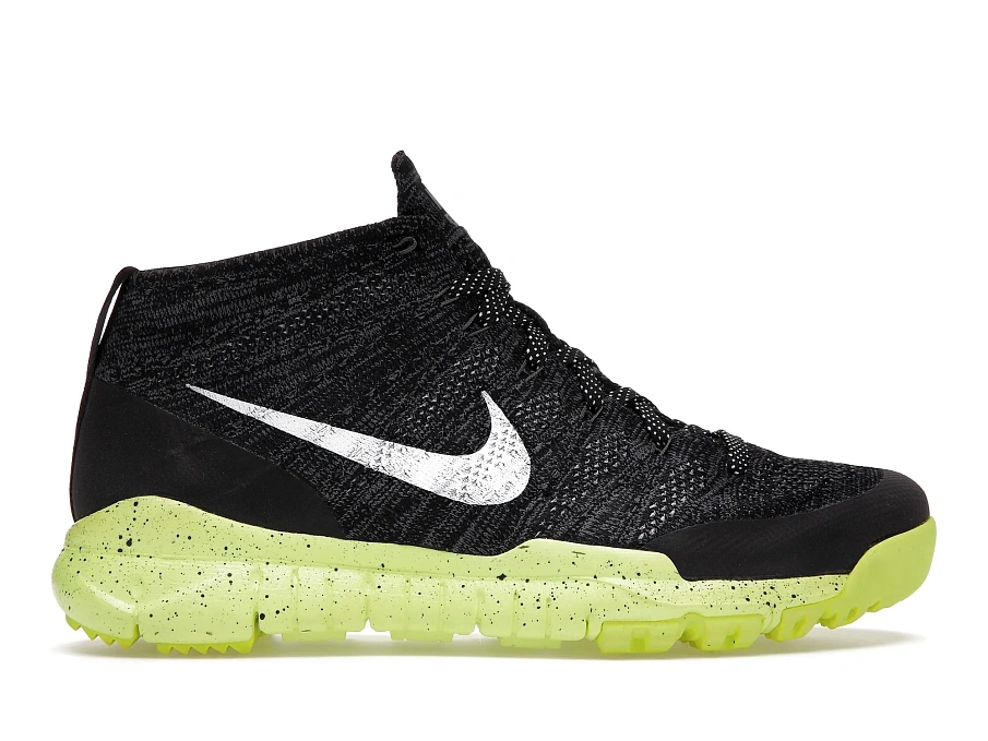 Фото № 1 с приближением к товару «‎Nike Flyknit Trainer Chukka Fsb Black White Volt»