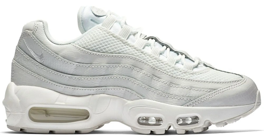 Фото № 1 с приближением к товару «‎Nike Air Max 95 Triple Summit White »