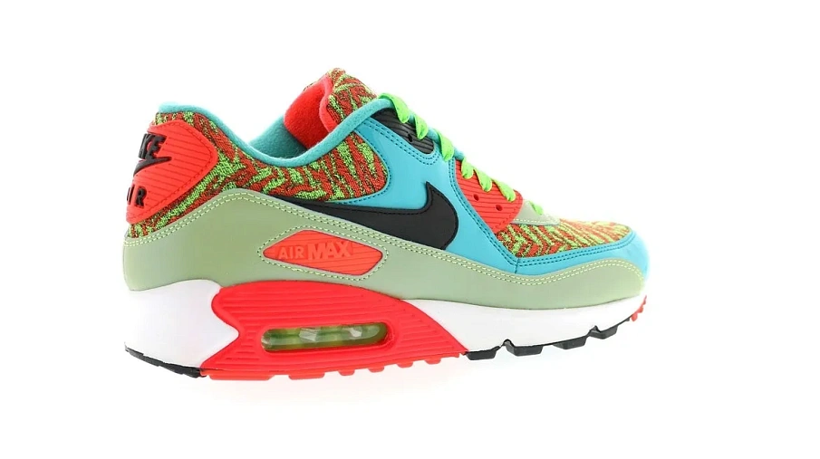 Фото № 6 с приближением к товару «‎Nike Air Max 90 Flash Lime»