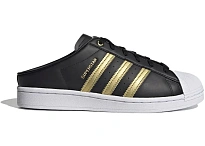 Фото № 1 с приближением к товару «‎adidas Superstar Mule Black Gold Metallic »