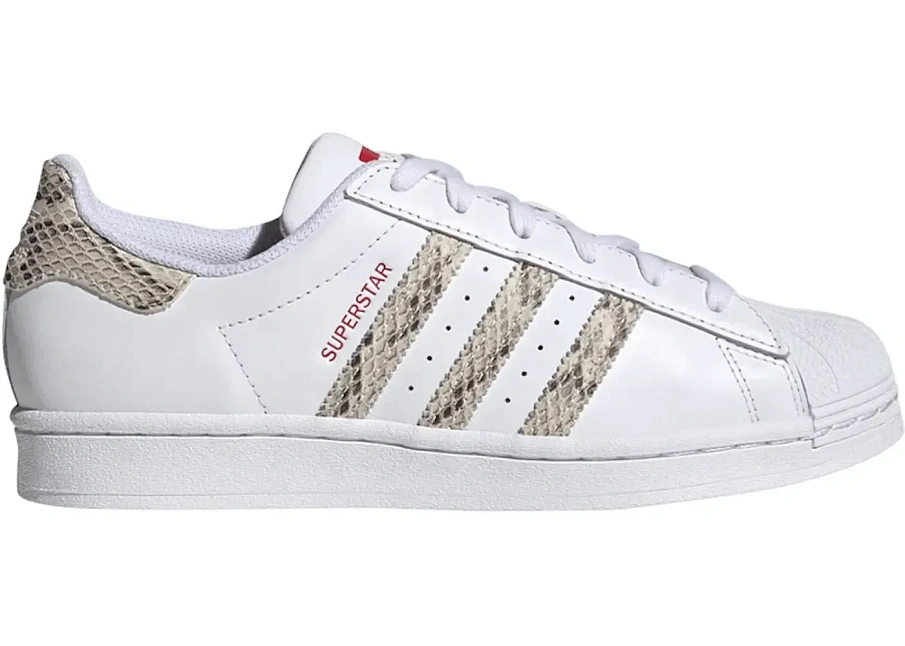 Фото № 1 с приближением к товару «‎adidas Superstar White Snakeskin »