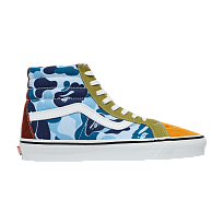 Фото № 1 с приближением к товару «‎BAPE x Vans Sk8-Hi 36 DX Multi Camo»