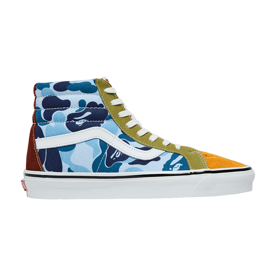 Фото № 1 с приближением к товару «‎BAPE x Vans Sk8-Hi 36 DX Multi Camo»