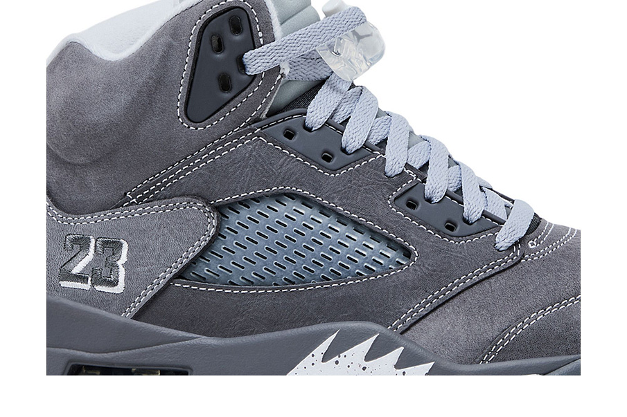 Фото № 3 с приближением к товару «‎Air Jordan 5 Retro Wolf Grey 2026»