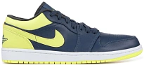 Фото № 1 с приближением к товару «‎Jordan 1 Low Squadon Blue Electric Yellow»