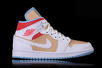 Фото № 2 с приближением к товару «‎Nike Air Jordan 1 Retro Se Wmns Sesame»