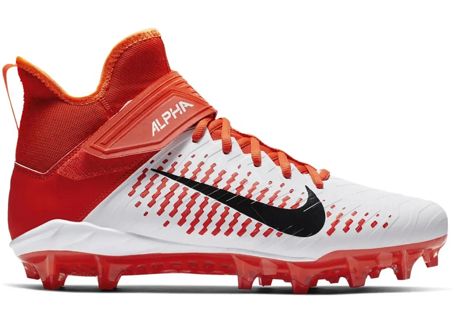 Фото № 1 с приближением к товару «‎Nike Alpha Menace Pro 2 Mid White Team Orange»