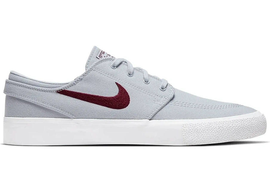 Фото № 1 с приближением к товару «‎Nike SB Zoom Stefan Janoski Canvas RM Sky Grey Night Maroon»