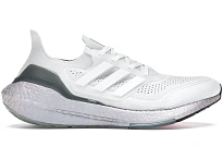 Фото № 1 с приближением к товару «‎adidas Ultra Boost 21 Crystal White Hazy Green»
