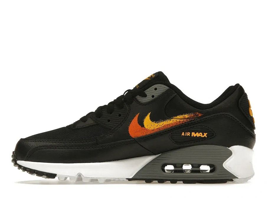 Фото № 3 с приближением к товару «‎Nike Air Max 90 Black University Gold»