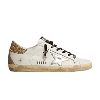 Фото № 1 с приближением к товару «‎Golden Goose Women's Superstar Light Gold Glitter»