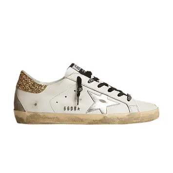 Golden Goose Women's Superstar Light Gold Glitter - 1