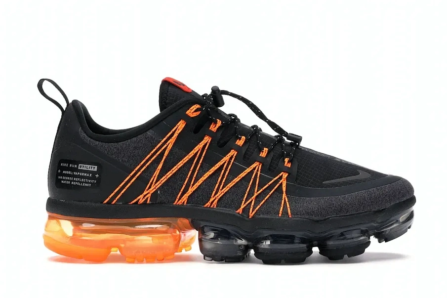 Фото № 1 с приближением к товару «‎Nike Air VaporMax Run Utility Black Orange»