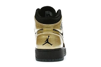 Фото № 4 с приближением к товару «‎Jordan 1 Mid Metallic Gold Coin Black »