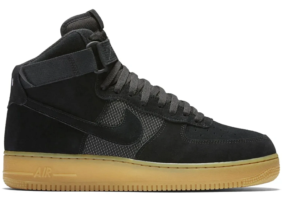 Фото № 1 с приближением к товару «‎Nike Air Force 1 High 07 LV8 Black Gum»
