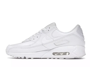 Nike Air Max 90 Leather Triple White (2020) - 5
