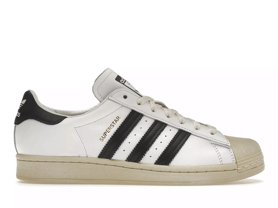 Фото № 1 с приближением к товару «‎adidas Superstar White Black Aged Sole»