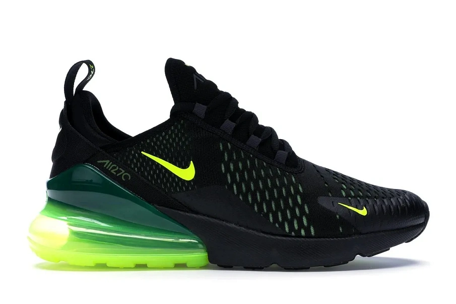 Фото № 1 с приближением к товару «‎Nike Air Max 270 Black Volt Oil Grey»
