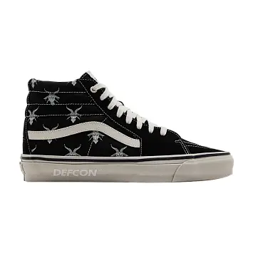 Defcon x Vans Sk8-Hi 38 Black White - 1