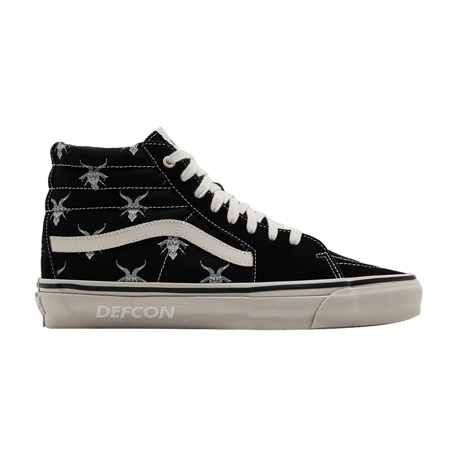 Фото № 1 с приближением к товару «‎Defcon x Vans Sk8-Hi 38 Black White»