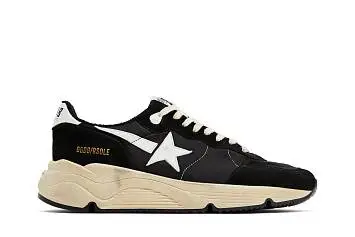Golden Goose Running Sole Black White - 2