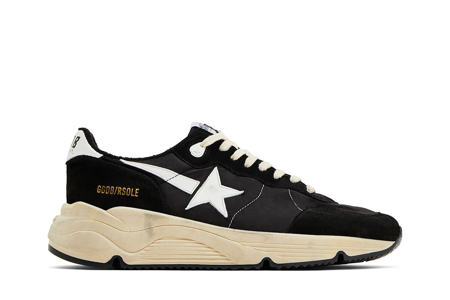 Фото № 2 с приближением к товару «‎Golden Goose Running Sole Black White»