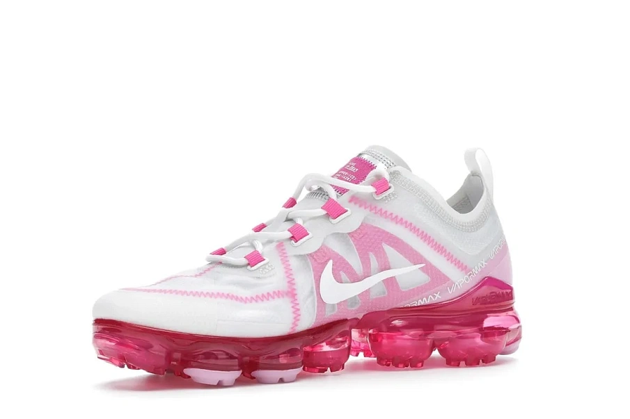 Фото № 4 с приближением к товару «‎Nike Air VaporMax 2019 Summit White Pink Rise »