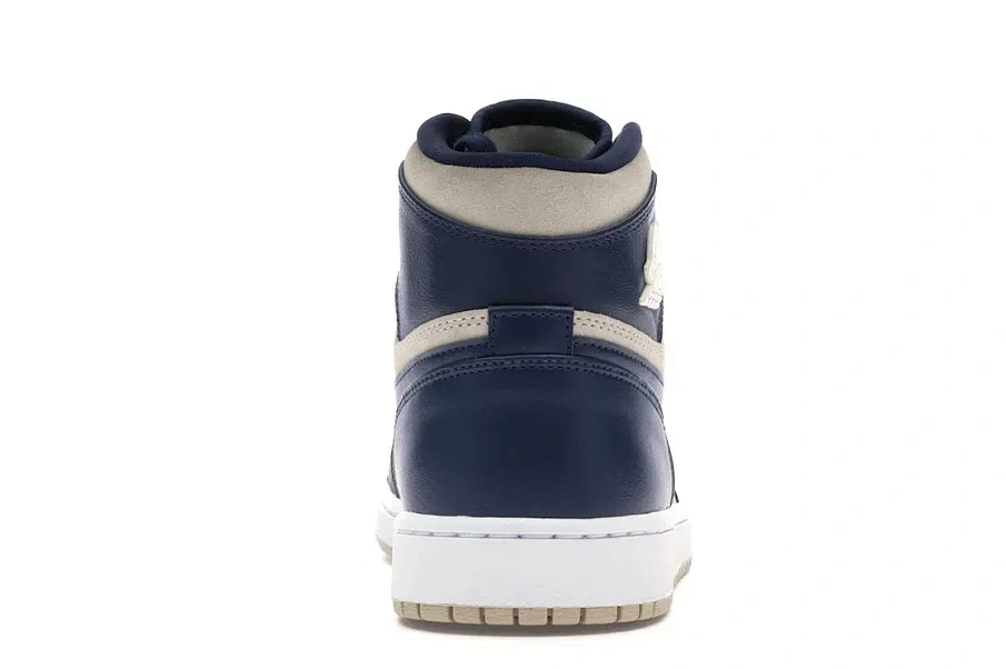 Фото № 4 с приближением к товару «‎Jordan 1 Retro Premium Midnight Navy Light Cream »