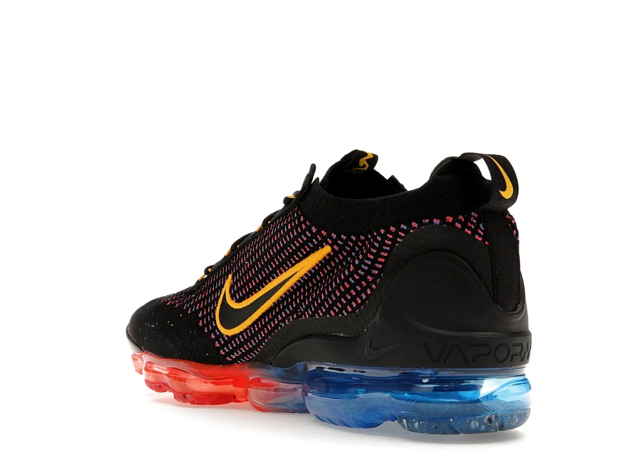 Фото № 6 с приближением к товару «‎Nike Air VaporMax 2021 FK Black Photo Blue Crimson Gold»